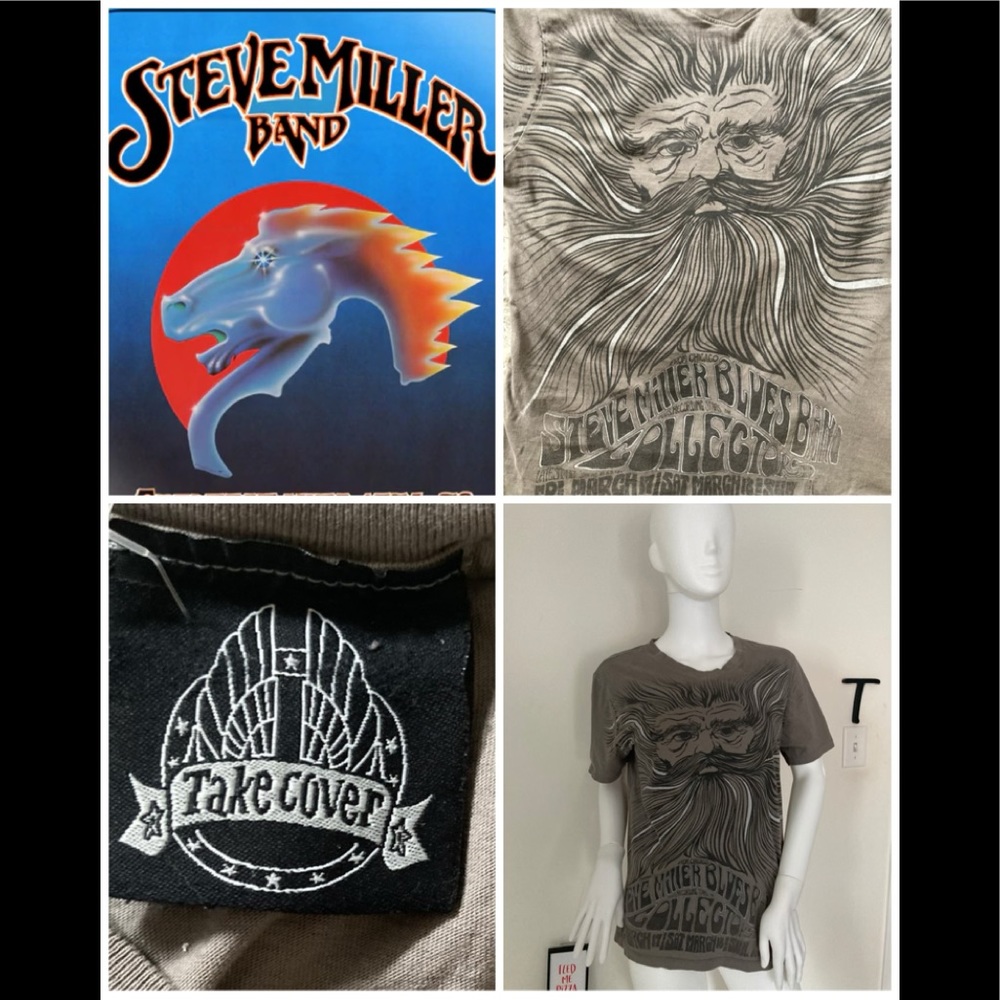 🍄🍄VINTAGE STEVE MILLER BAND T-SHIRT🍄🍄